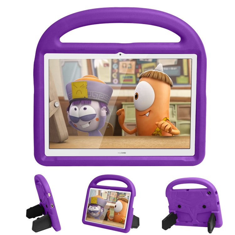 Sparrow Style Shockproof Kickstand EVA Tablet Case for Huawei MediaPad T3 10 - Purple