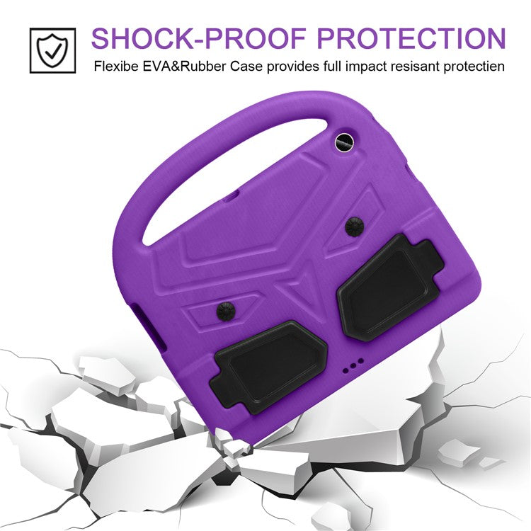 Sparrow Style Shockproof Kickstand EVA Tablet Case for Huawei MediaPad T3 10 - Purple
