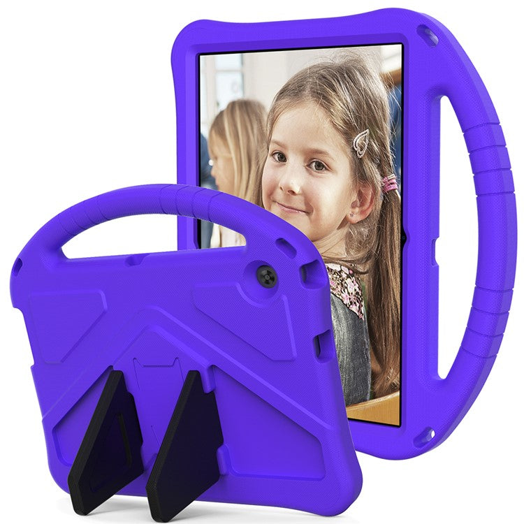 Anti-shock EVA Kickstand Case with Pen Slot Handle for Huawei MediaPad T3 10 9.6-inch - Purple