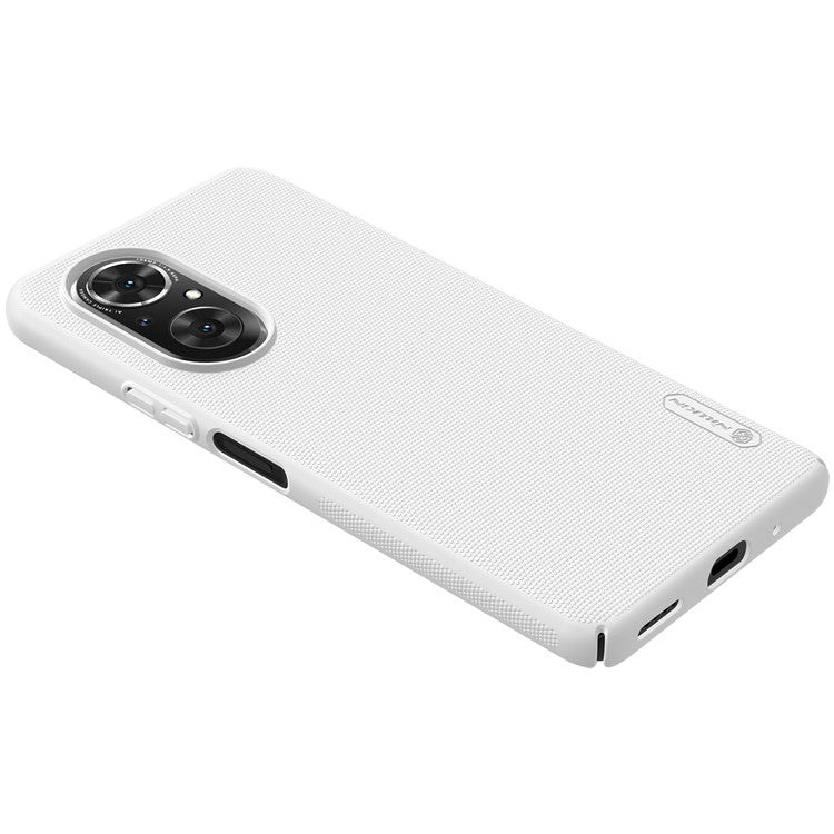 NILLKIN Full Protective Super Frosted Shield Series Mobile Phone Cover Back Case for Honor 50 SE - White