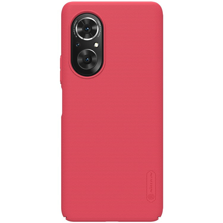 NILLKIN Full Protective Super Frosted Shield Series Mobile Phone Cover Back Case for Honor 50 SE - Red