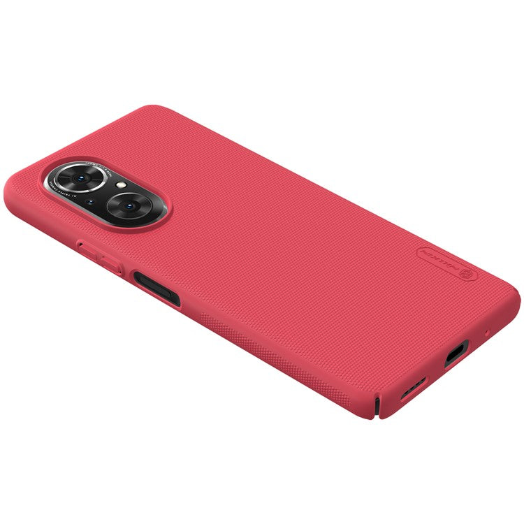 NILLKIN Full Protective Super Frosted Shield Series Mobile Phone Cover Back Case for Honor 50 SE - Red