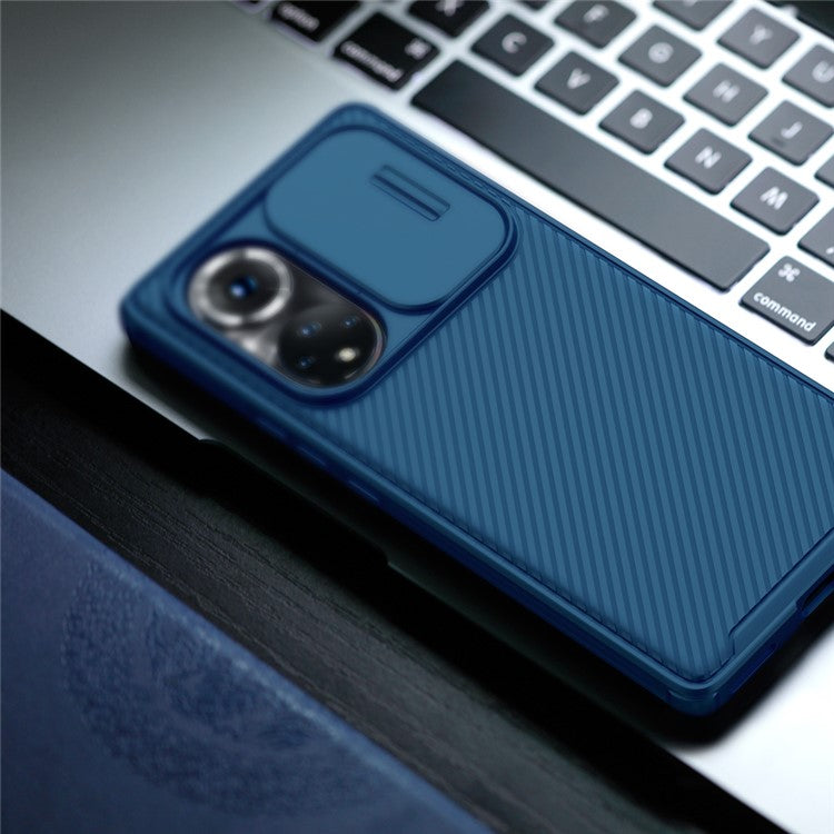 NILLKIN CamShield Pro PC + TPU Hybrid Anti-drop Cover Shell with Camera Cover for Honor 50 Pro / Huawei nova 9 Pro - Blue