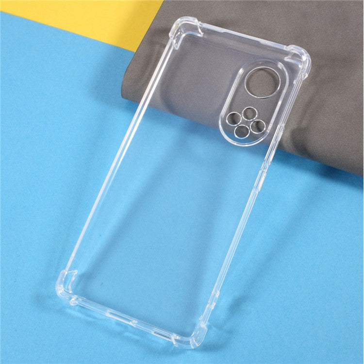 Crystal Clear Transparent Design 1.5mm Thick Precise Cut-out Shockproof Soft TPU Protective Phone Case for Honor 50 / Huawei nova 9