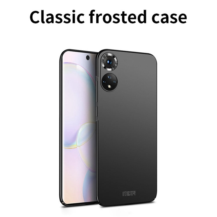 MOFI Shield Slim Frosted Finish Surface PC Phone Case Cover for Honor 50 - Black