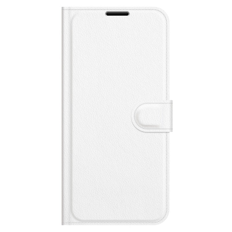 Litchi Skin Full Protective Leather Wallet Case Mobile Phone Stand Cover Huawei nova 9 SE/Honor 50 SE - White