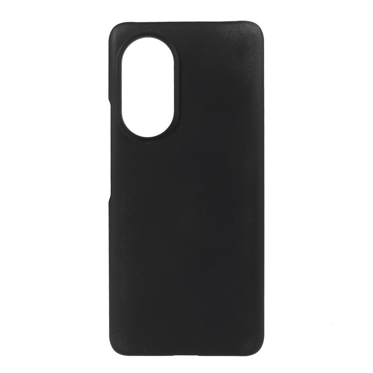 Multiple Color Drop-Proof Rubberized Hard Plastic Phone Case for Honor 50 SE - Black
