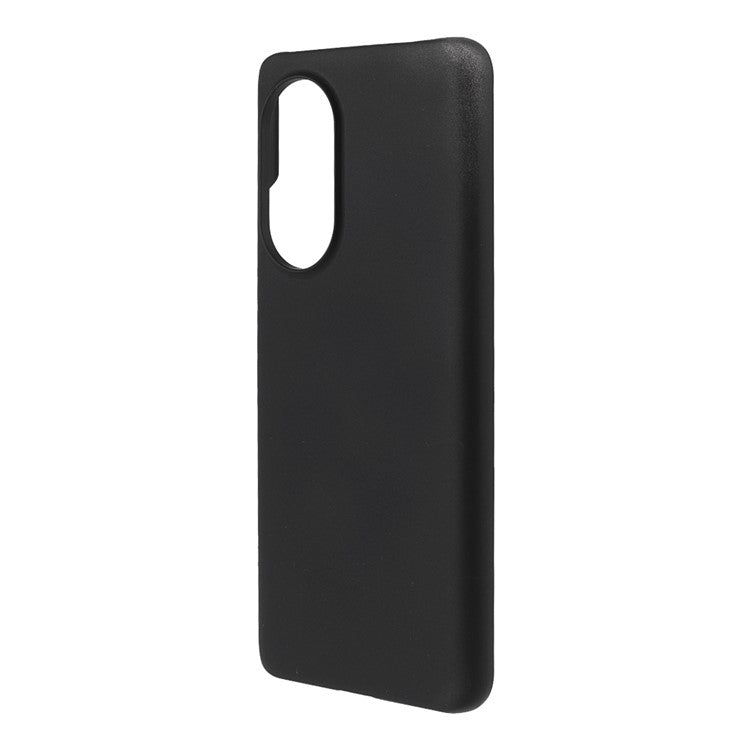 Multiple Color Drop-Proof Rubberized Hard Plastic Phone Case for Honor 50 SE - Black