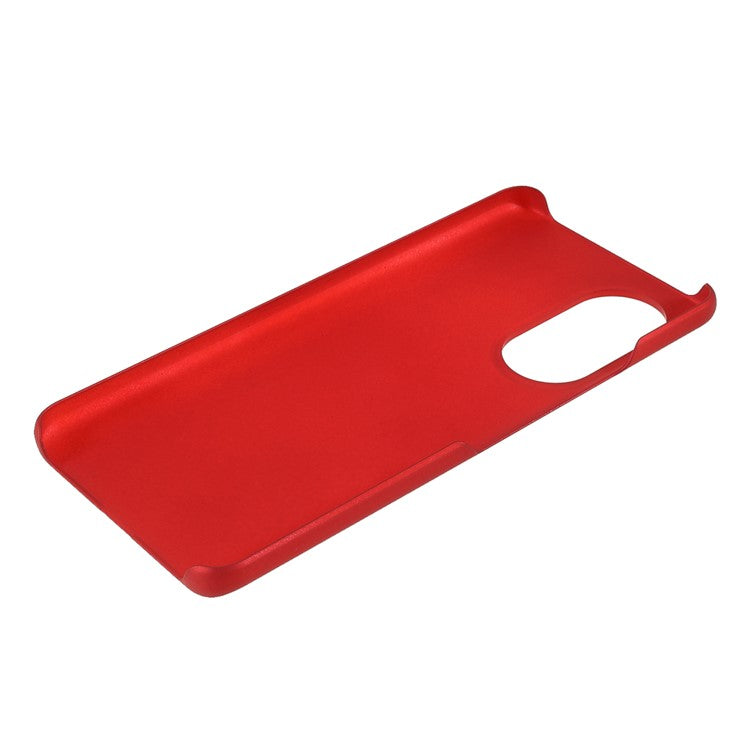 Multiple Color Drop-Proof Rubberized Hard Plastic Phone Case for Honor 50 SE - Red