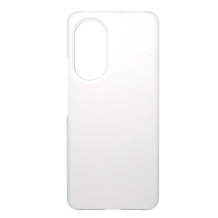 Multiple Color Drop-Proof Rubberized Hard Plastic Phone Case for Honor 50 SE - Transparent