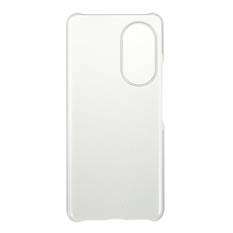 Multiple Color Drop-Proof Rubberized Hard Plastic Phone Case for Honor 50 SE - Transparent
