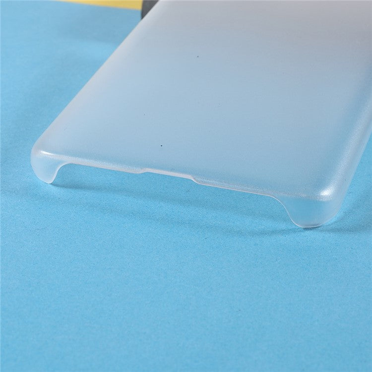 Multiple Color Drop-Proof Rubberized Hard Plastic Phone Case for Honor 50 SE - Transparent