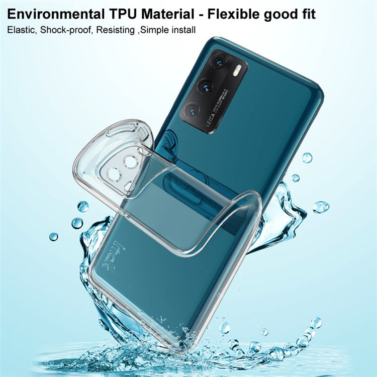 IMAK UX-5 Series Crystal Clear Shock Absorption Soft TPU Cover Case for Honor X30i 5G