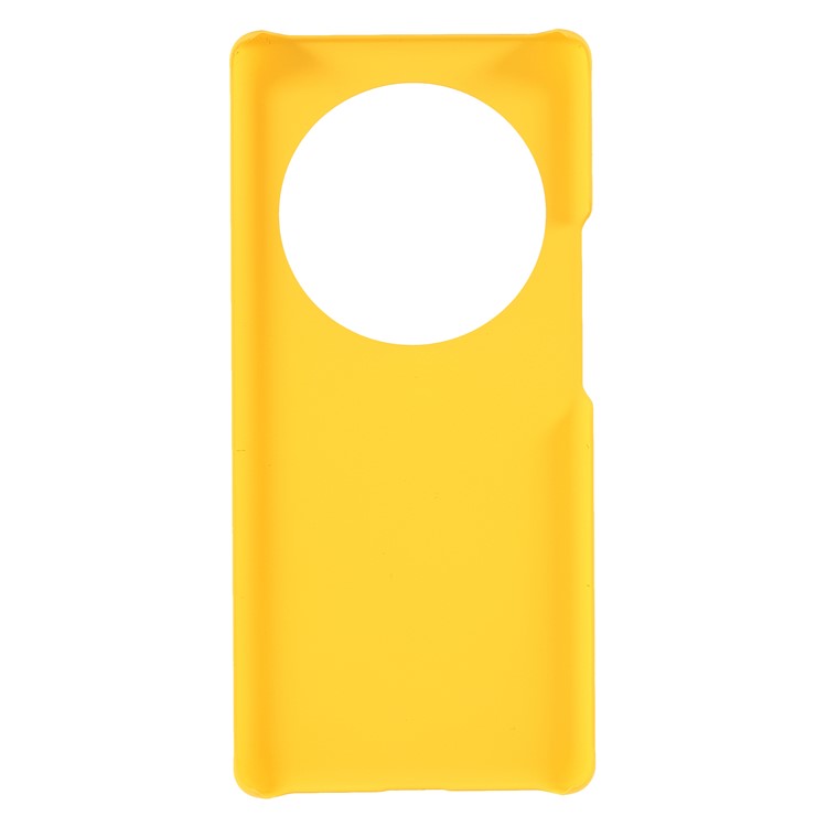 Glossy Surface Rubberized Hard PC Anti-Scratch Protective Phone Case for Honor Magic3 - Yellow