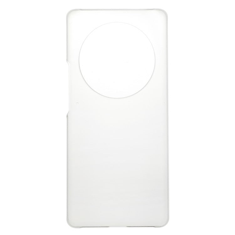Glossy Surface Rubberized Hard PC Anti-Scratch Protective Phone Case for Honor Magic3 - Transparent