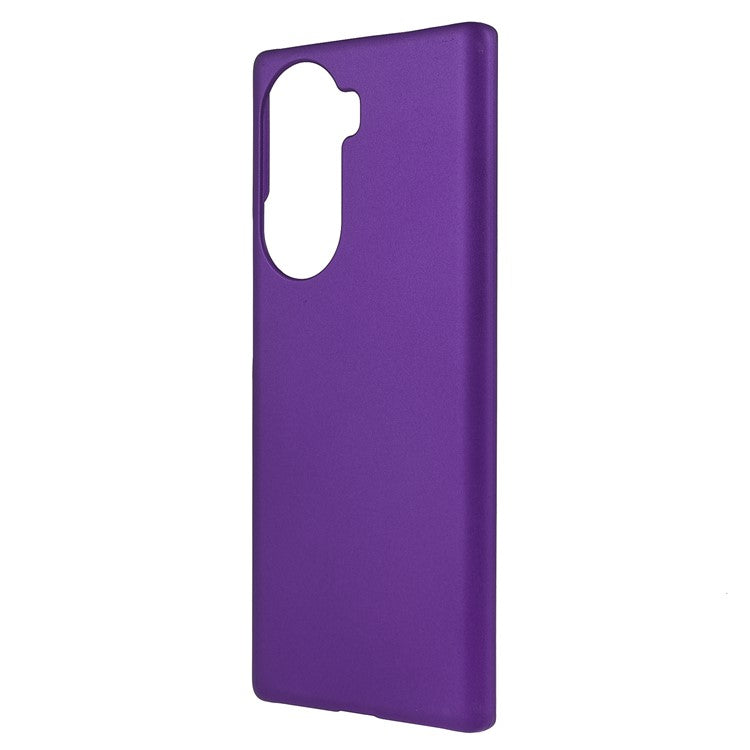 Rubberized Finish Scratch-resistant Hard PC Protective Cover Mobile Phone Case Shell for Honor 60 - Purple