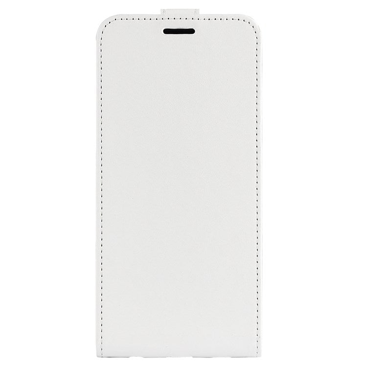 For Honor X8 4G Crazy Horse Texture Vertical Flip PU Leather Case Mobile Phone Shell with Card Holder - White