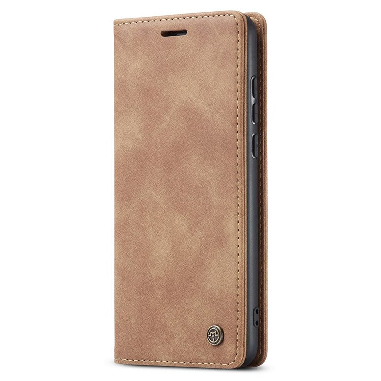 CASEME 013 Series For Huawei P20 Pro Phone Cover Anti-scratch Magnetic Auto-absorbed PU Leather Wallet Foldable Stand Smartphone Case - Brown