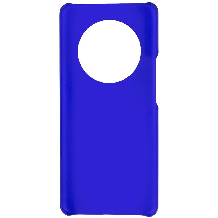 For Honor Magic4 Glossy Surface Rubberized Finish Hard PC Back Case Anti-drop Phone Cover - Blue