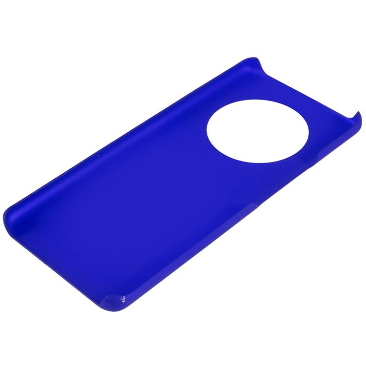 For Honor Magic4 Glossy Surface Rubberized Finish Hard PC Back Case Anti-drop Phone Cover - Blue