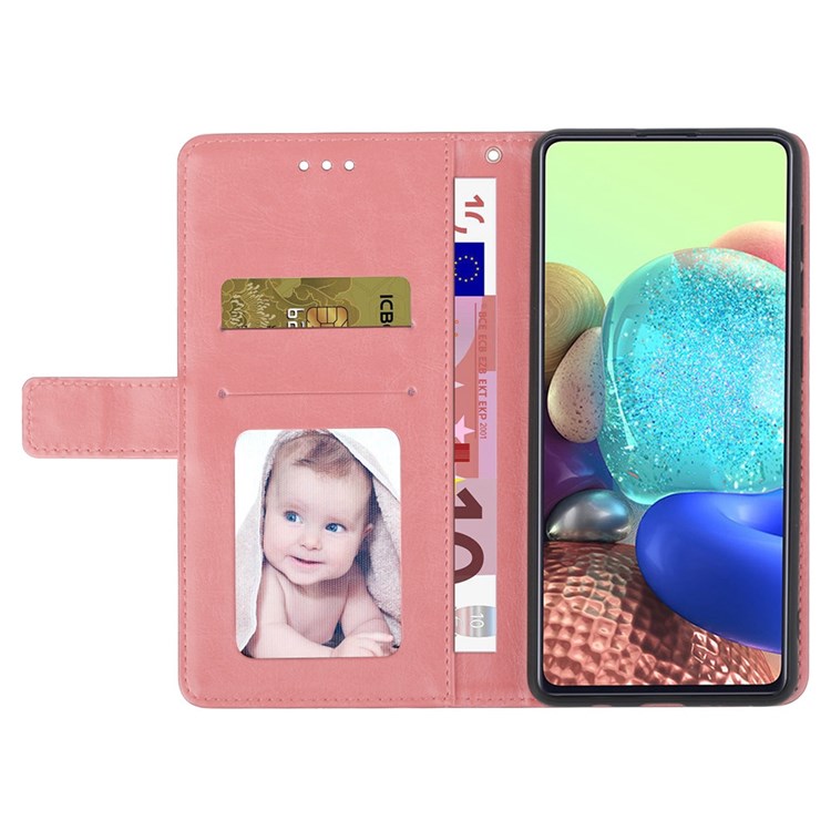 HT01 For Honor Magic 4 Lite 5G Cell Phone Cover Bag PU Leather Y-Shaped Lines Imprinting Wallet Stand Phone Case - Pink