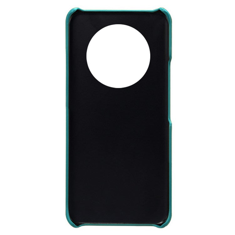 For Honor X30/Magic4 Lite 5G/X9 5G/X9 4G Slim Thin Phone Cover Scratch-resistant Textured PU Leather Coated PC Phone Case - Green