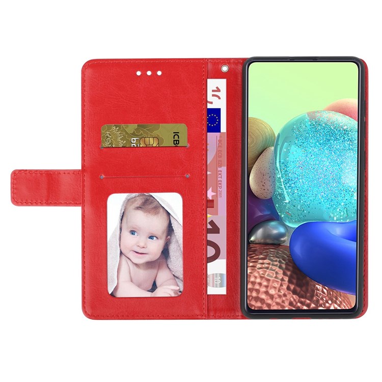 For Honor Magic4 Pro 5G Imprinted Y-Shaped Lines Drop-proof PU Leather Flip Shell Wallet Stand Magnetic Closure Shockproof Folio Case with Strap - Red