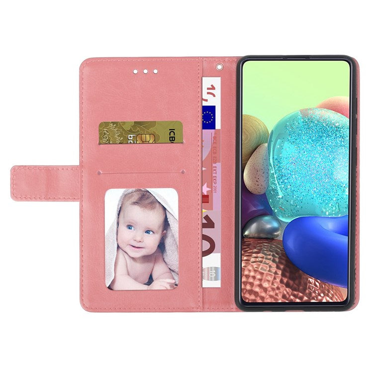 For Honor Magic4 Pro 5G Imprinted Y-Shaped Lines Drop-proof PU Leather Flip Shell Wallet Stand Magnetic Closure Shockproof Folio Case with Strap - Pink