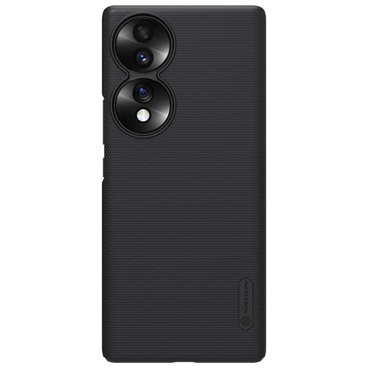 NILLKIN for Honor 70 5G Frosted Shield Protective Phone Case Matte Hard PC Shockproof Back Cover - Black