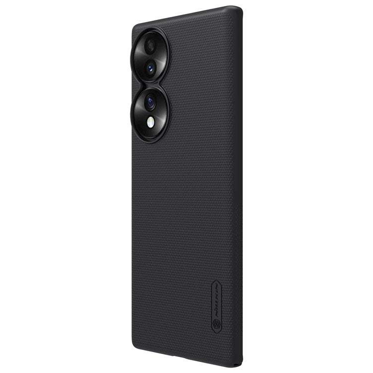 NILLKIN for Honor 70 5G Frosted Shield Protective Phone Case Matte Hard PC Shockproof Back Cover - Black