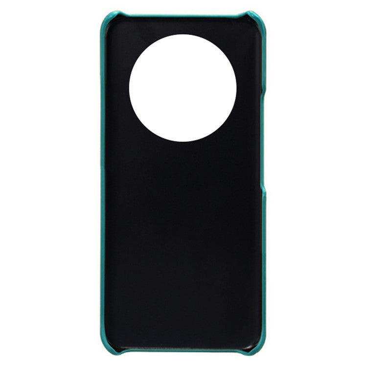 For Honor X40 5G / X9a 5G / Magic5 Lite 5G PU Leather Coated Hard PC Hybrid Phone Case Shockproof Anti-Scratch Dual Card Slots Cover - Green