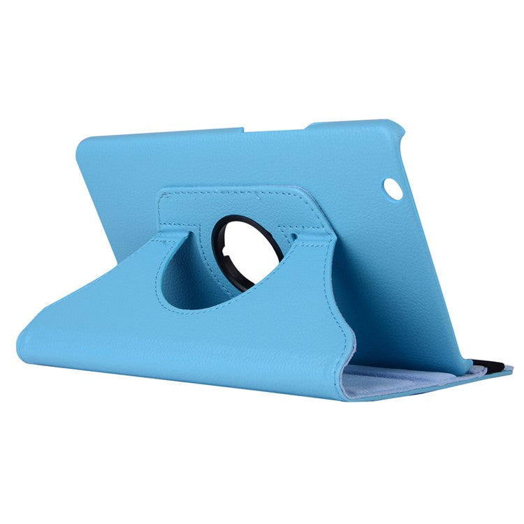 Litchi Grain Flip Leather Stand Case for Huawei MediaPad M3 8.4 Inch - Baby Blue