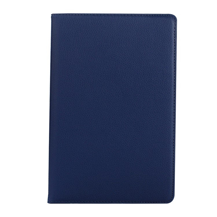 Litchi Grain PU Leather Cover Case for Huawei MediaPad M3 8.4 Inch - Dark Blue