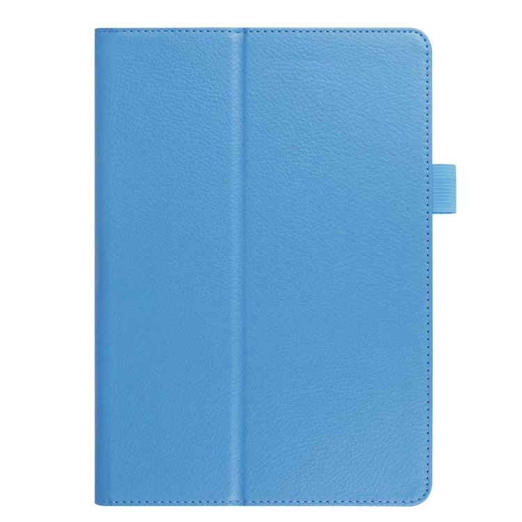 For Huawei MediaPad T3 10 Anti-Scratch Stylish Shockproof Litchi Skin Leather Case with Supporting Stand - Blue