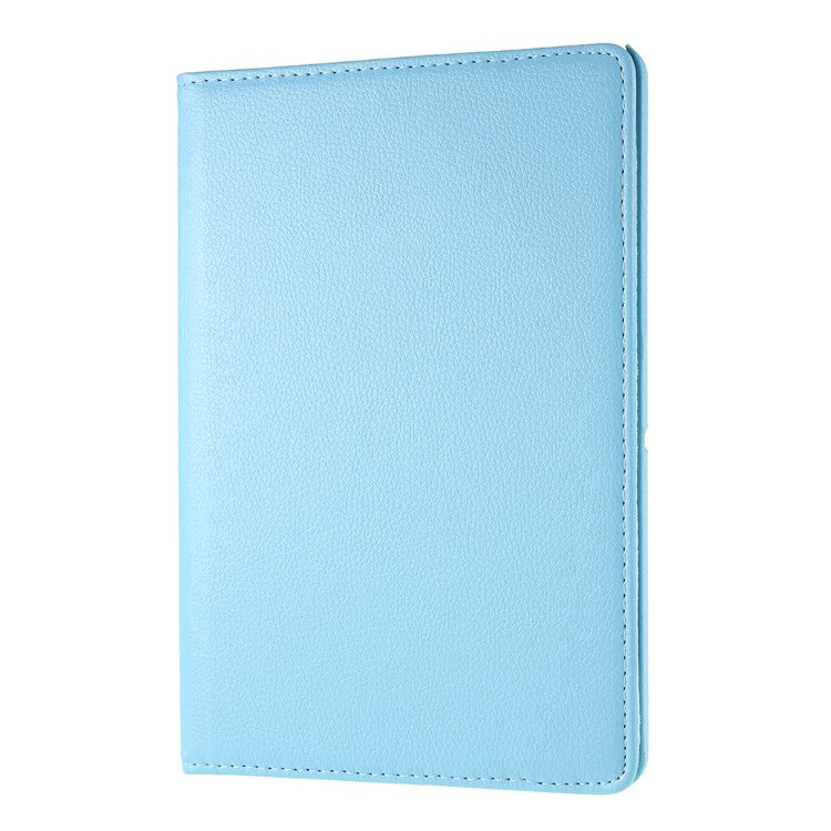 For Huawei MediaPad T3 10 Litchi Skin Leather 360 Degree Rotary Stand Multi-Angle Support Tablet Case - Baby Blue