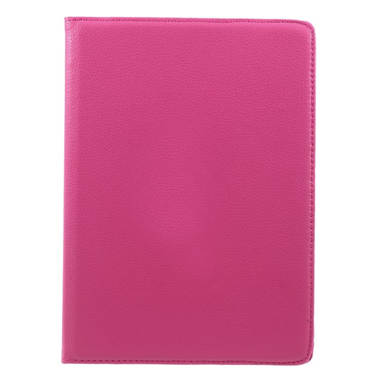 For Huawei MediaPad M3 Lite 10 (10.1 Inch) Litchi Grain 360 Degree Rotary Leather Stand Case - Rose