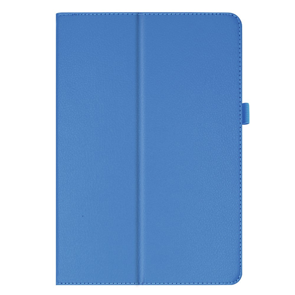Anti-scratch Shockproof Litchi Texture Leather Stand Protective Phone Case Cover for Lenovo Tab M10 TB-X605F - Baby Blue