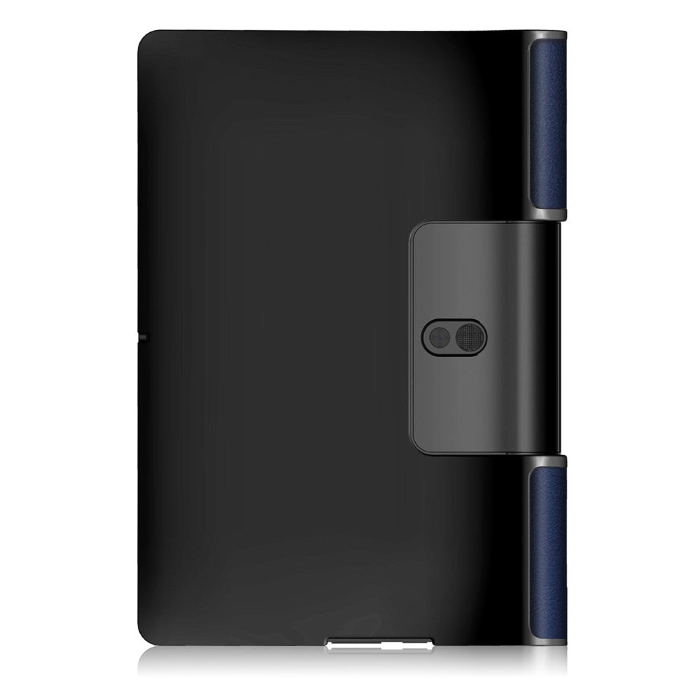 For Lenovo Yoga Smart Tab YT-X705 Tri-fold Stand Leather Protective Tablet Cover Case - Blue