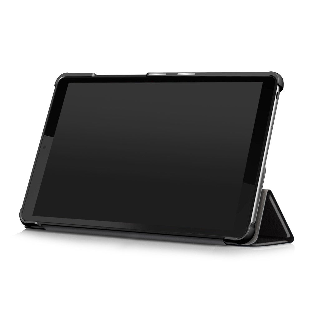 Pattern Printing Tri-fold Stand Leather Case for Lenovo Tab M8 TB-8505 - Don't Touch Me