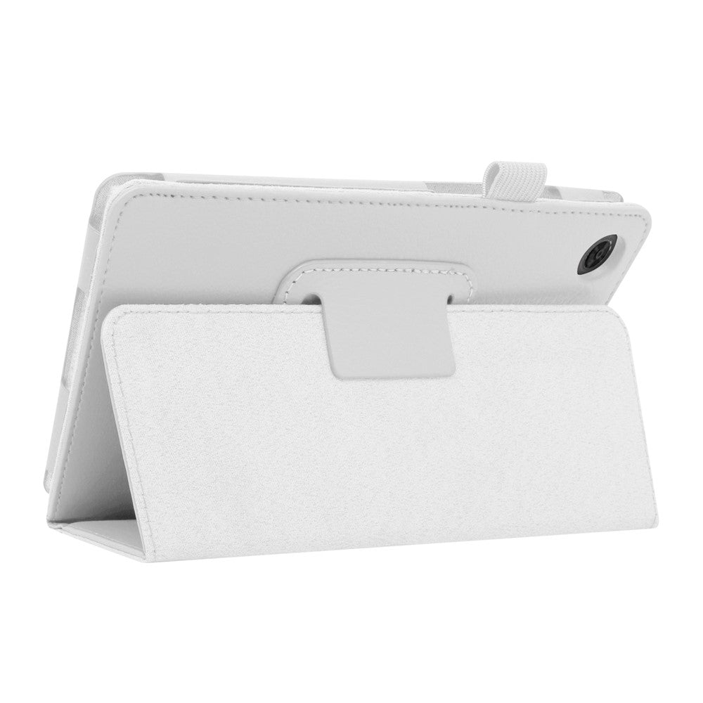 For Lenovo Tab M8/Tab M8 (2nd Gen) Litchi Texture Leather Case Tablet Cover - White