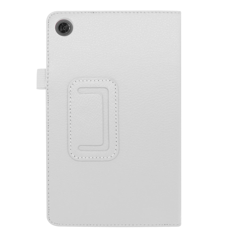 For Lenovo Tab M8/Tab M8 (2nd Gen) Litchi Texture Leather Case Tablet Cover - White