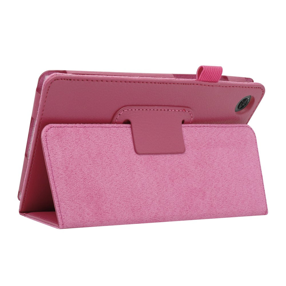 For Lenovo Tab M8/Tab M8 (2nd Gen) Litchi Texture Leather Case Tablet Cover - Rose