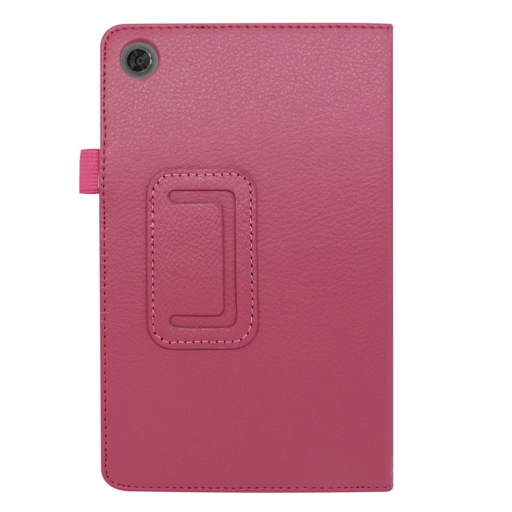 For Lenovo Tab M8/Tab M8 (2nd Gen) Litchi Texture Leather Case Tablet Cover - Rose
