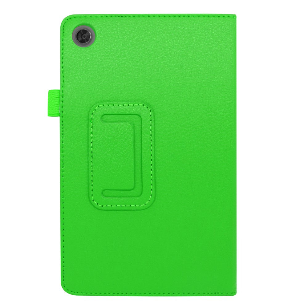 For Lenovo Tab M8/Tab M8 (2nd Gen) Litchi Texture Leather Case Tablet Cover - Green