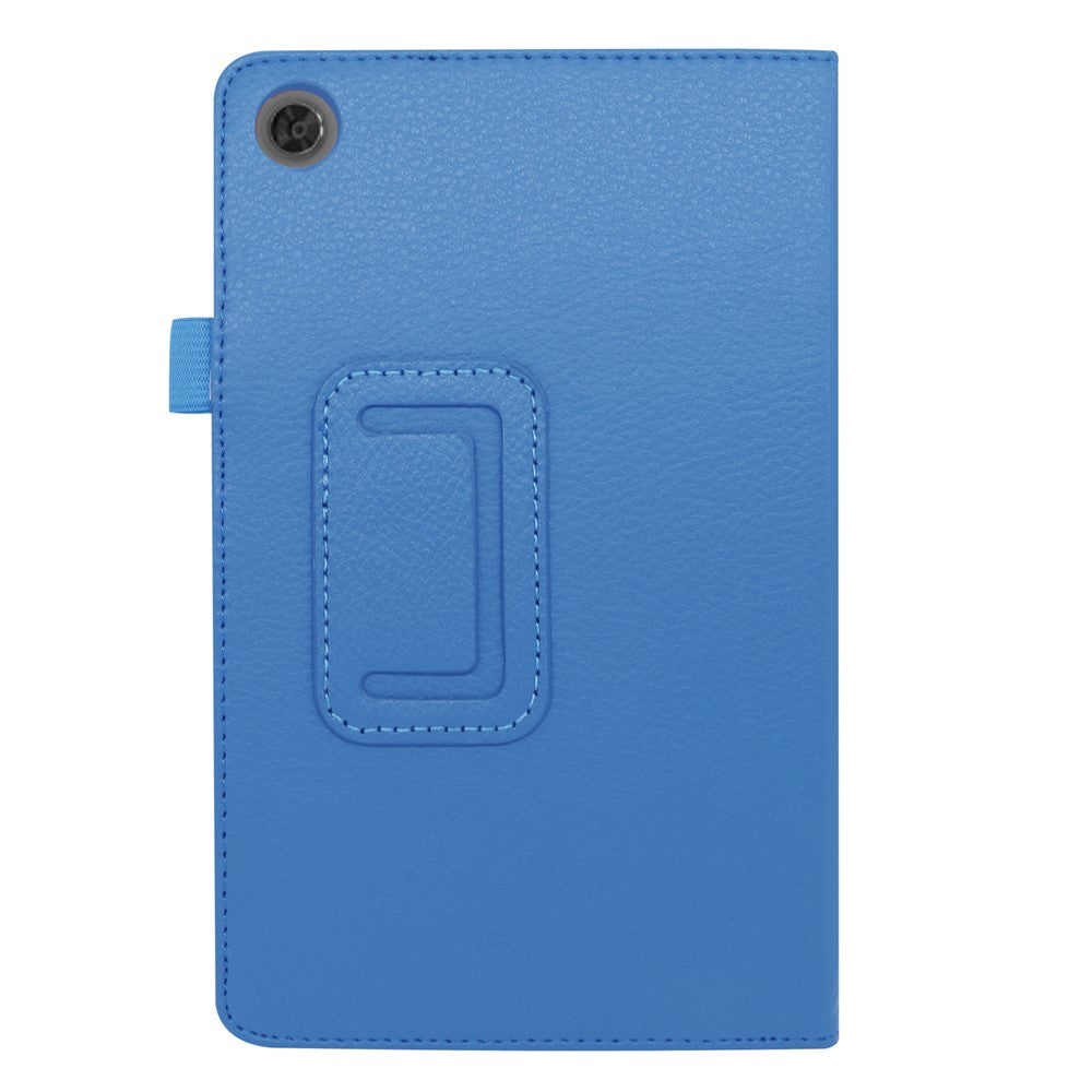 For Lenovo Tab M8/Tab M8 (2nd Gen) Litchi Texture Leather Case Tablet Cover - Baby Blue
