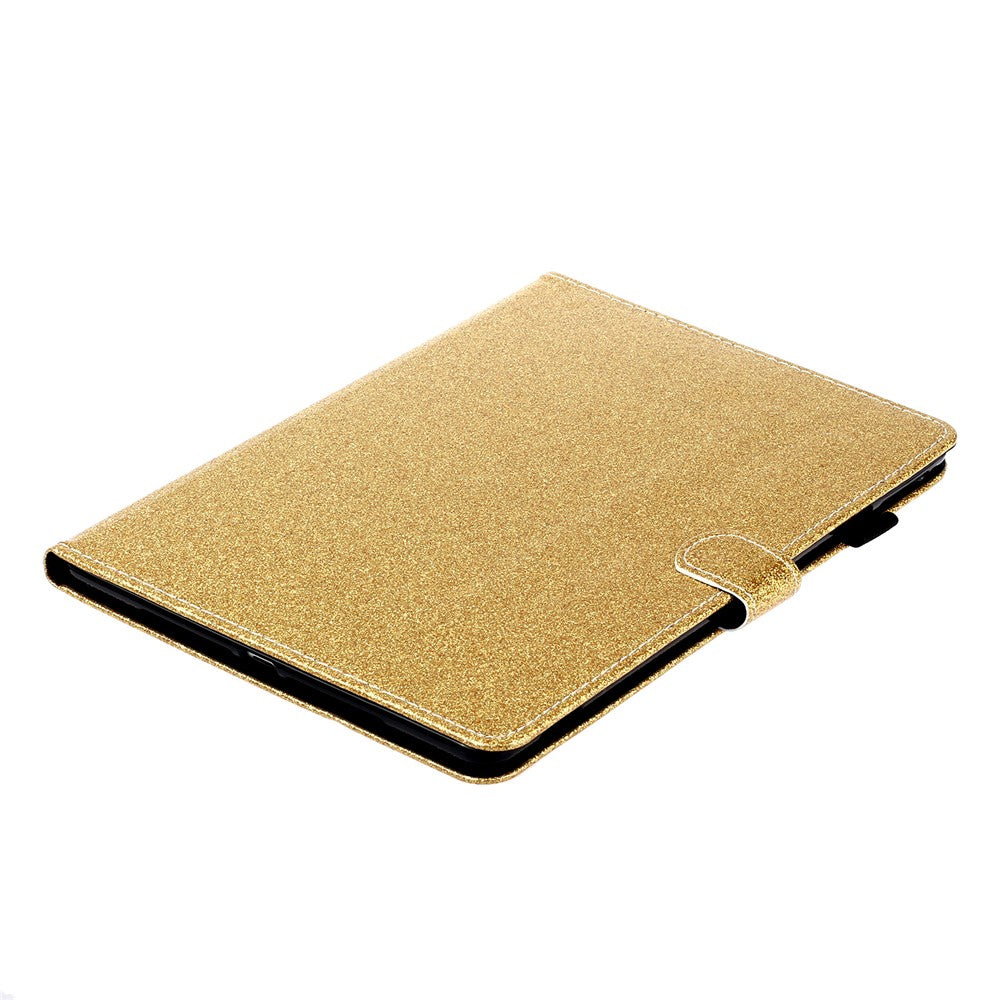 Flash Powder Smart PU Leather Tablet Stand Cover for Lenovo Tab M10 Plus TB-X606F - Yellow