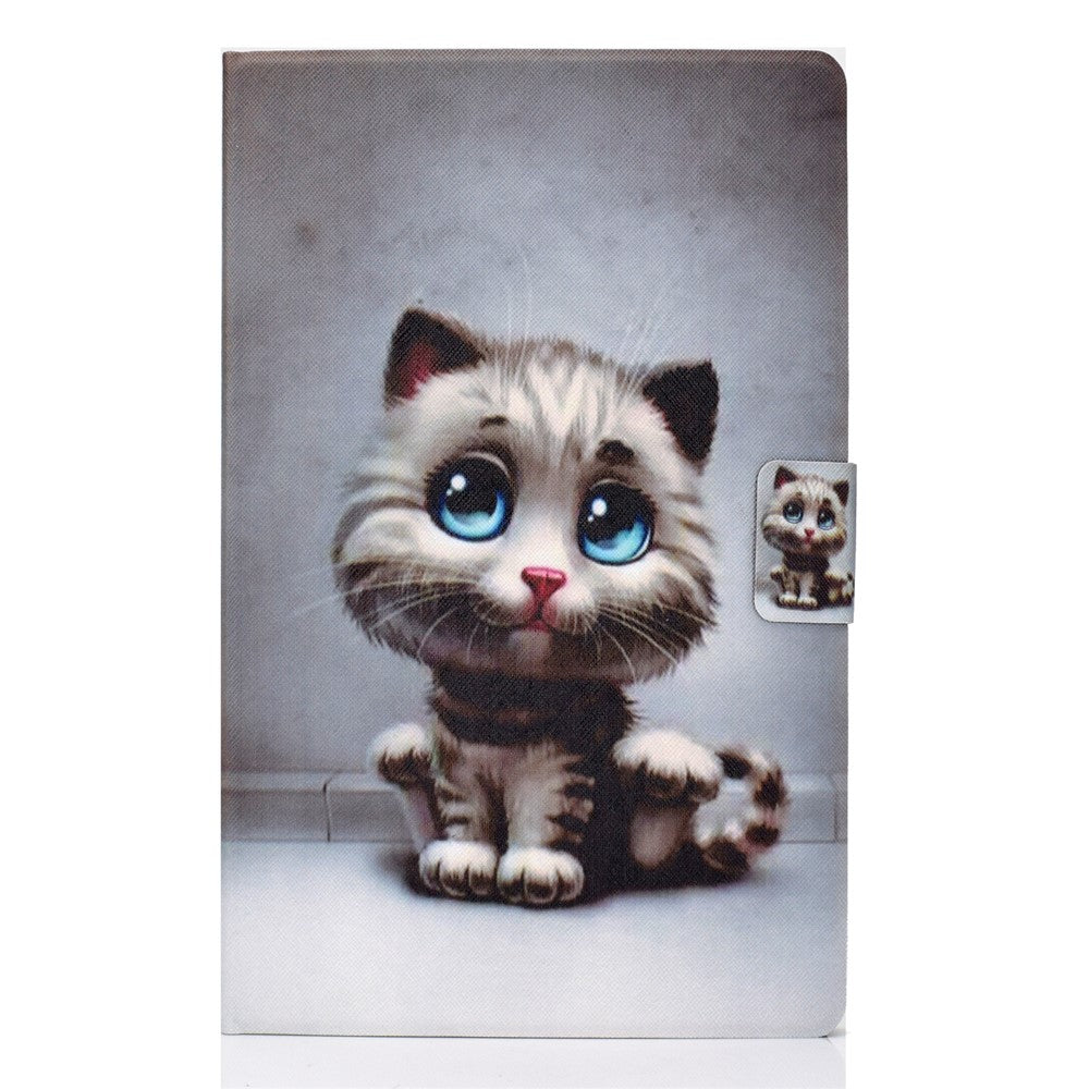 Pattern Printing Leather Stand Tablet Shell for Lenovo Tab M10 Plus TB-X606F - Baby Cat