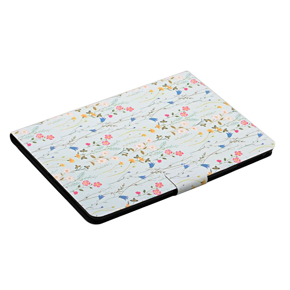 Flower Pattern Printing Tablet Cover for Lenovo Tab M10 TB-X605F - Red Flower