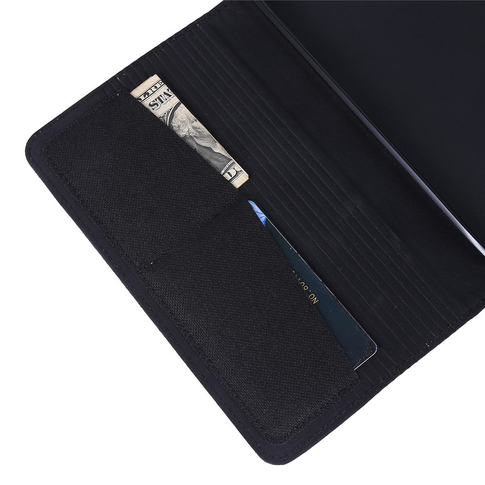 Cloth Texture Card Slots Stand Leather Protective Cover for Lenovo Tab M7 (2nd Gen) TB-7305F / (3rd Gen) - Black
