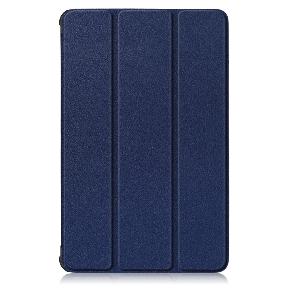 Tri-fold PU Leather Auto-wake/Sleep Smart Tablet Case for Lenovo Tab M10 HD Gen 2 TB-X306F / TB-X306X - Blue